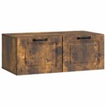 vidaXL Nástenná TV skrinka Nástenný Dymový dub 78,5 x 41 x 30 cm – Obrázok 2