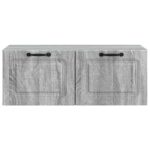 vidaXL Nástenná TV skrinka Nástenný Sivá sonoma 78,5 x 41 x 30 cm – Obrázok 6