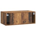 vidaXL Nástenná TV skrinka Nástenný Staré drevo 78,5 x 41 x 30 cm – Obrázok 8
