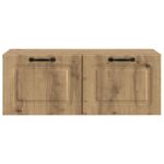 vidaXL Nástenná TV skrinka Nástenný Dub artisan 78,5 x 41 x 30 cm – Obrázok 6