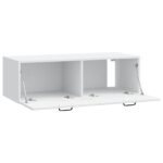 vidaXL Nástenná TV skrinka Biela 98 x 41 x 30 cm Kompozitné drevo – Obrázok 5