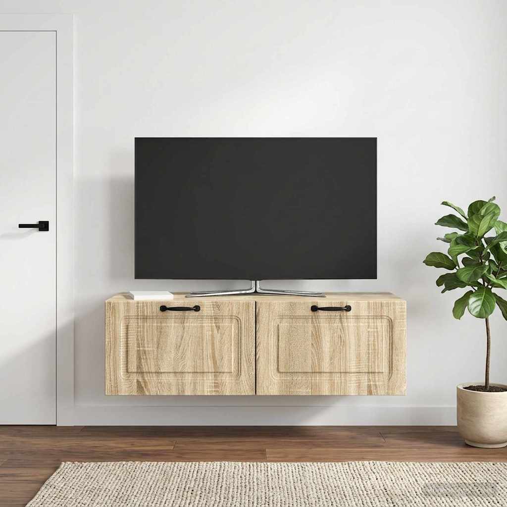899377_1.jpg vidaXL Nástenná TV skrinka Dub sonoma 98 x 41 x 30 cm Kompozitné drevo – Obrázok 1