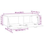 vidaXL Nástenná TV skrinka Biela s vysokým leskom 98 x 41 x 30 cm – Obrázok 10