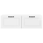 vidaXL Nástenná TV skrinka Biela s vysokým leskom 98 x 41 x 30 cm – Obrázok 6