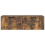 vidaXL Nástenná TV skrinka Dymový dub 98 x 41 x 30 cm Kompozitné drevo – Obrázok 6