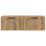 vidaXL Nástenná TV skrinka Nástenný Dub artisan 98 x 41 x 30 cm – Obrázok 6