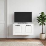 vidaXL Nástenná TV skrinka Biela 59,5 x 31 x 30 cm Kompozitné drevo – Obrázok 4