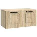 vidaXL Nástenná TV skrinka Nástenný Dub sonoma 59,5 x 31 x 30 cm – Obrázok 2