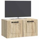 vidaXL Nástenná TV skrinka Nástenný Dub sonoma 59,5 x 31 x 30 cm – Obrázok 3