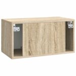 vidaXL Nástenná TV skrinka Nástenný Dub sonoma 59,5 x 31 x 30 cm – Obrázok 8