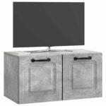 vidaXL Nástenná TV skrinka Nástenný Betónovo sivá 59,5 x 31 x 30 cm – Obrázok 3
