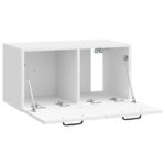 vidaXL Nástenná TV skrinka Biela s vysokým leskom 59,5 x 31 x 30 cm – Obrázok 5