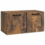 vidaXL Nástenná TV skrinka Nástenný Dymový dub 59,5 x 31 x 30 cm – Obrázok 2