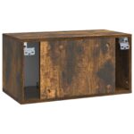 vidaXL Nástenná TV skrinka Nástenný Dymový dub 59,5 x 31 x 30 cm – Obrázok 8