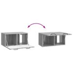 vidaXL Nástenná TV skrinka Nástenný Sivá sonoma 59,5 x 31 x 30 cm – Obrázok 10
