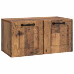 vidaXL Nástenná TV skrinka Nástenný Staré drevo 59,5 x 31 x 30 cm – Obrázok 2