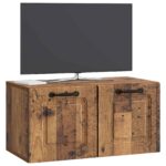 vidaXL Nástenná TV skrinka Nástenný Staré drevo 59,5 x 31 x 30 cm – Obrázok 3