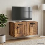 vidaXL Nástenná TV skrinka Nástenný Staré drevo 59,5 x 31 x 30 cm – Obrázok 4