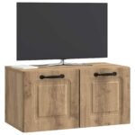 vidaXL Nástenná TV skrinka Nástenný Dub artisan 59,5 x 31 x 30 cm – Obrázok 3