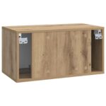 vidaXL Nástenná TV skrinka Nástenný Dub artisan 59,5 x 31 x 30 cm – Obrázok 8