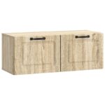 vidaXL Nástenná TV skrinka Nástenný Dub sonoma 78,5 x 31 x 30 cm – Obrázok 2