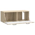vidaXL Nástenná TV skrinka Nástenný Dub sonoma 78,5 x 31 x 30 cm – Obrázok 5