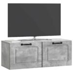 vidaXL Nástenná TV skrinka Nástenný Betónovo sivá 78,5 x 31 x 30 cm – Obrázok 3