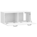 vidaXL Nástenná TV skrinka Biela s vysokým leskom 78,5 x 31 x 30 cm – Obrázok 5