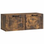 vidaXL Nástenná TV skrinka Nástenný Dymový dub 78,5 x 31 x 30 cm – Obrázok 2