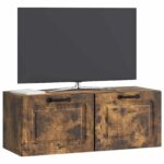 vidaXL Nástenná TV skrinka Nástenný Dymový dub 78,5 x 31 x 30 cm – Obrázok 3