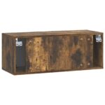 vidaXL Nástenná TV skrinka Nástenný Dymový dub 78,5 x 31 x 30 cm – Obrázok 8