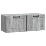 vidaXL Nástenná TV skrinka Nástenný Sivá sonoma 78,5 x 31 x 30 cm – Obrázok 2