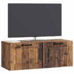 vidaXL Nástenná TV skrinka Nástenný Staré drevo 78,5 x 31 x 30 cm – Obrázok 3
