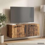 vidaXL Nástenná TV skrinka Nástenný Staré drevo 78,5 x 31 x 30 cm – Obrázok 4