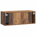 vidaXL Nástenná TV skrinka Nástenný Staré drevo 78,5 x 31 x 30 cm – Obrázok 8