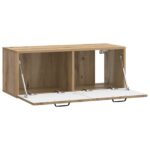 vidaXL Nástenná TV skrinka Nástenný Dub artisan 78,5 x 31 x 30 cm – Obrázok 5