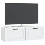 vidaXL Nástenná TV skrinka Biela 98 x 31 x 30 cm Kompozitné drevo – Obrázok 3