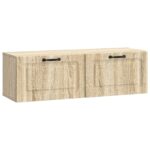 vidaXL Nástenná TV skrinka Dub sonoma 98 x 31 x 30 cm Kompozitné drevo – Obrázok 2