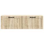 vidaXL Nástenná TV skrinka Dub sonoma 98 x 31 x 30 cm Kompozitné drevo – Obrázok 6