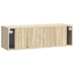 vidaXL Nástenná TV skrinka Dub sonoma 98 x 31 x 30 cm Kompozitné drevo – Obrázok 8