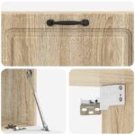 vidaXL Nástenná TV skrinka Dub sonoma 98 x 31 x 30 cm Kompozitné drevo – Obrázok 9
