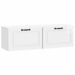 vidaXL Nástenná TV skrinka Biela s vysokým leskom 98 x 31 x 30 cm – Obrázok 2
