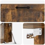 vidaXL Nástenná TV skrinka Dymový dub 98 x 31 x 30 cm Kompozitné drevo – Obrázok 9