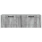 vidaXL Nástenná TV skrinka Nástenný Sivá sonoma 98 x 31 x 30 cm – Obrázok 6
