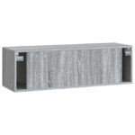 vidaXL Nástenná TV skrinka Nástenný Sivá sonoma 98 x 31 x 30 cm – Obrázok 8
