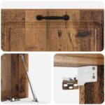 vidaXL Nástenná TV skrinka Nástenný Staré drevo 98 x 31 x 30 cm – Obrázok 9