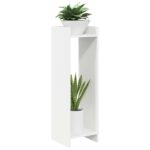 vidaXL Stojan na rastliny Biely 30 x 30 x 100 cm Konštruované drevo – Obrázok 3