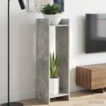 vidaXL Stojan na rastliny 2 pcs Betónovo Sivá 30 x 30 x 100 cm