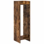 vidaXL Stojan na rastliny s poličkou 2 pcs Údený Dub 30 x 30 x 100 cm – Obrázok 5