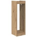 vidaXL Stojan na rastliny s poličkou Remeselný Dub 30 x 30 x 100 cm – Obrázok 7